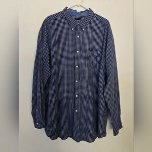 Chaps Men's Blue Checkered Shirt